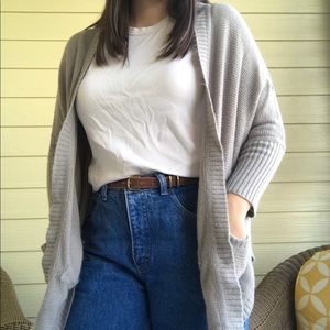 Charlotte Russe grey cardigan